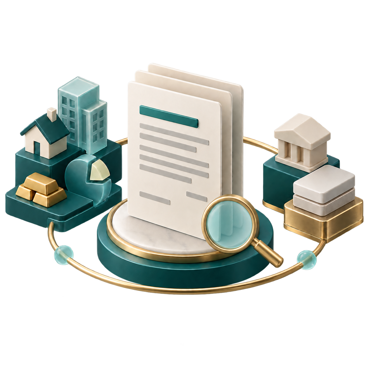 Structured Net Worth statement with ownership and verification cues