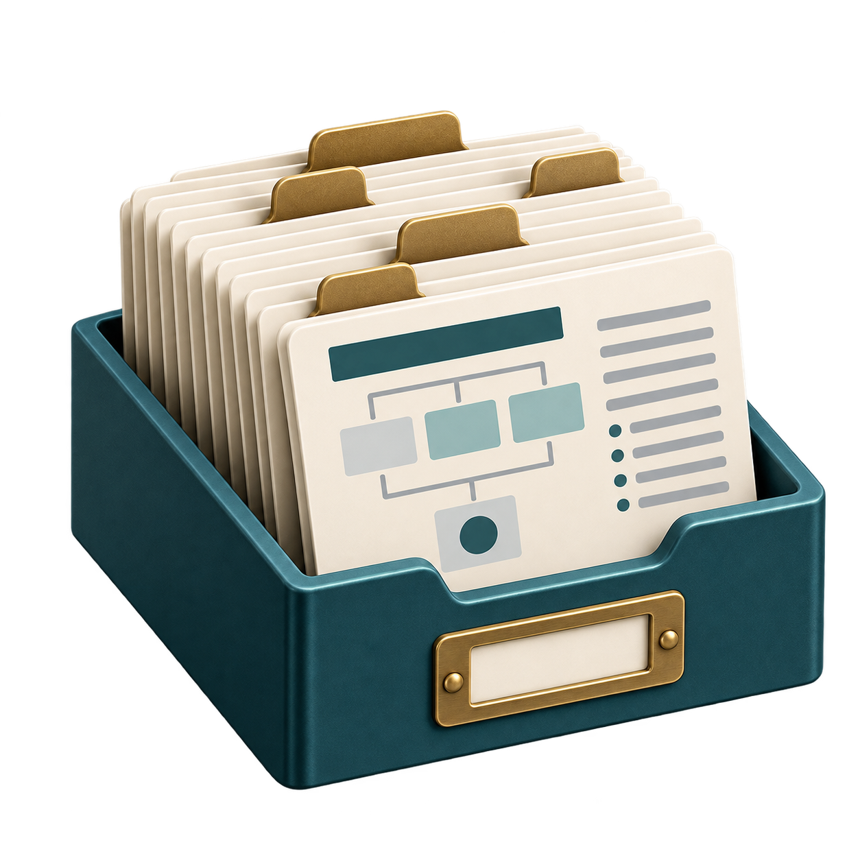 Organized financial evidence archive with review-ready records